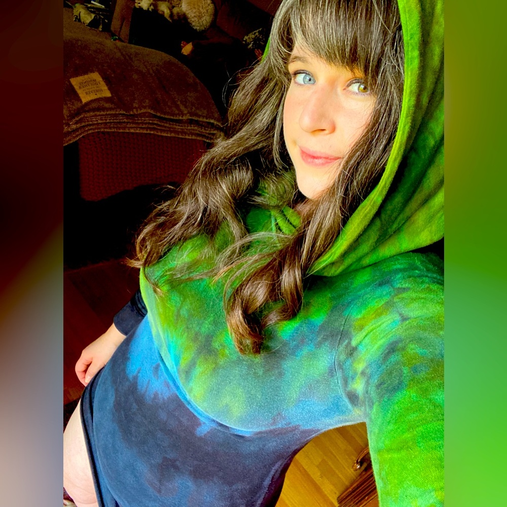 OOAK Blossoming Bumble Hooded Warrior Dress